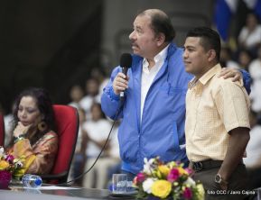 Inauguración del Polideportivo Alexis Argüello