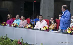 Inauguración del Polideportivo Alexis Argüello