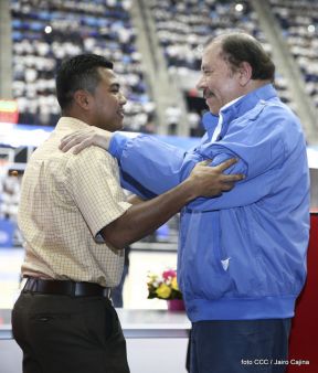 Inauguración del Polideportivo Alexis Argüello