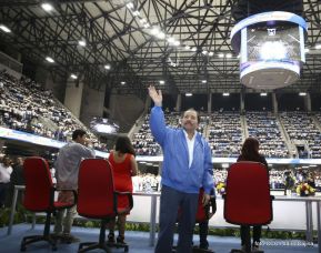Inauguración del Polideportivo Alexis Argüello