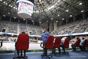 Inauguración del Polideportivo Alexis Argüello