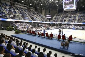 Inauguración del Polideportivo Alexis Argüello