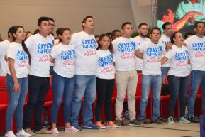 Daniel y Rosario rinden homenaje al Comandante Fidel Castro Ruz