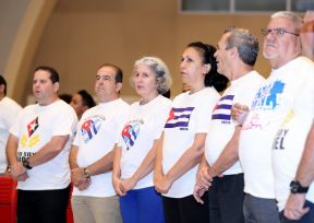 Daniel y Rosario rinden homenaje al Comandante Fidel Castro Ruz