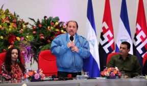 Daniel y Rosario rinden homenaje al Comandante Fidel Castro Ruz