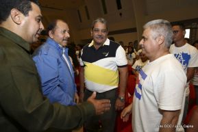 Daniel y Rosario rinden homenaje al Comandante Fidel Castro Ruz