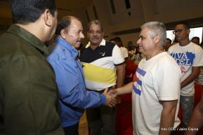 Daniel y Rosario rinden homenaje al Comandante Fidel Castro Ruz