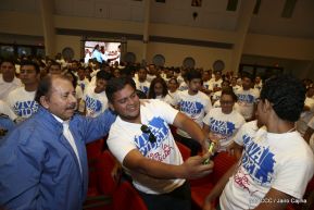Daniel y Rosario rinden homenaje al Comandante Fidel Castro Ruz