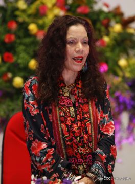 Daniel y Rosario rinden homenaje al Comandante Fidel Castro Ruz