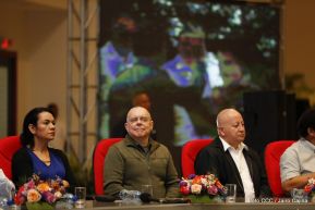 Daniel y Rosario rinden homenaje al Comandante Fidel Castro Ruz