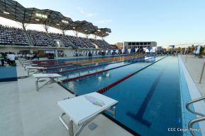 Inauguración del Complejo de Piscinas Olímpicas Michele Richardson