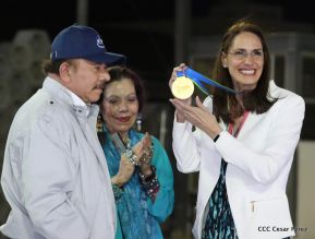 Inauguración del Complejo de Piscinas Olímpicas Michele Richardson