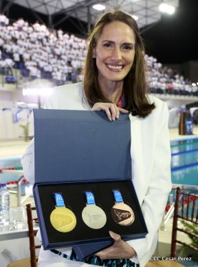 Inauguración del Complejo de Piscinas Olímpicas Michele Richardson