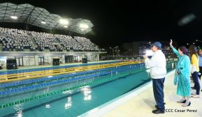 Inauguración del Complejo de Piscinas Olímpicas Michele Richardson