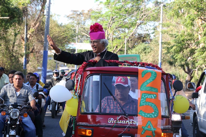 Ticuantepe honra a Monseñor Leopoldo Brenes, su Hijo Dilecto
