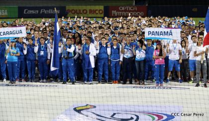 Acto de inauguración de los XI Juegos Centroamericanos