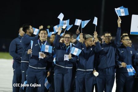 Acto de inauguración de los XI Juegos Centroamericanos