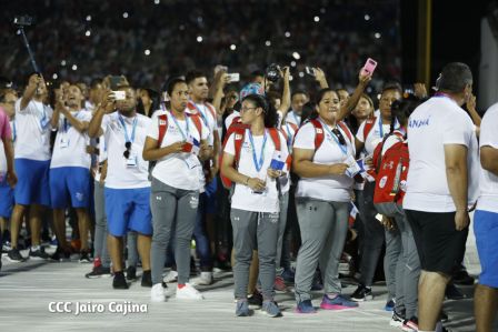 Acto de inauguración de los XI Juegos Centroamericanos