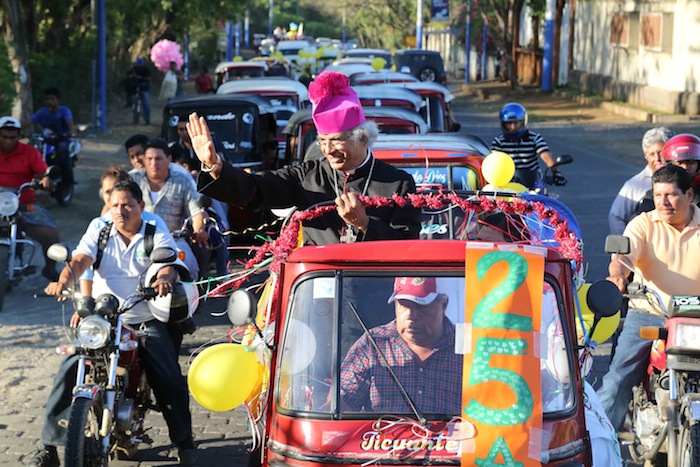 Ticuantepe honra a Monseñor Leopoldo Brenes, su Hijo Dilecto