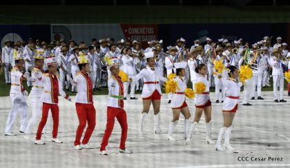 Acto de inauguración de los XI Juegos Centroamericanos