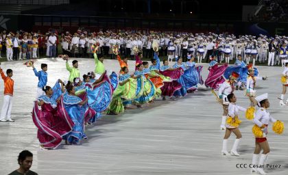 Acto de inauguración de los XI Juegos Centroamericanos