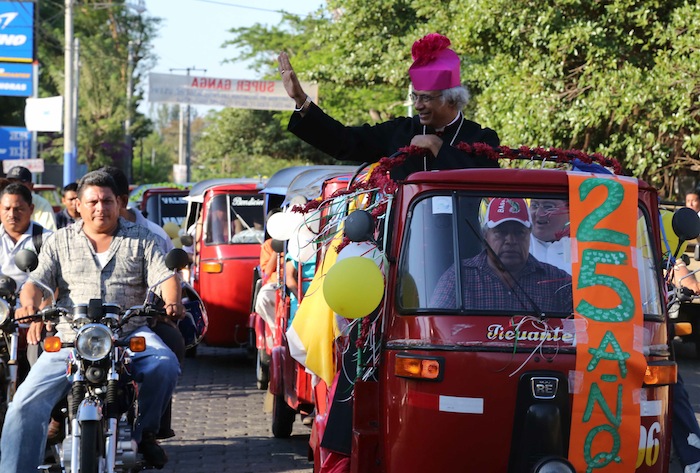 Ticuantepe honra a Monseñor Leopoldo Brenes, su Hijo Dilecto