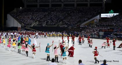 Acto de inauguración de los XI Juegos Centroamericanos
