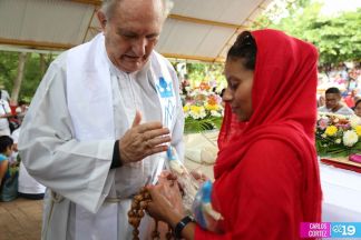 Devotos celebran aniversario de aparición de Virgen de Cuapa