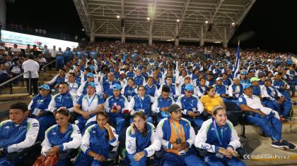 Acto de inauguración de los XI Juegos Centroamericanos