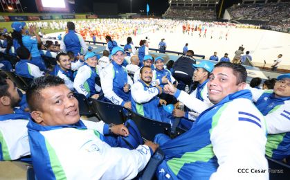 Acto de inauguración de los XI Juegos Centroamericanos