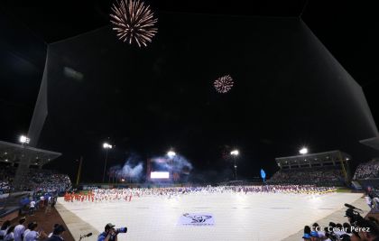 Acto de inauguración de los XI Juegos Centroamericanos