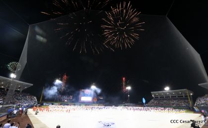 Acto de inauguración de los XI Juegos Centroamericanos