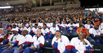 Acto de inauguración de los XI Juegos Centroamericanos