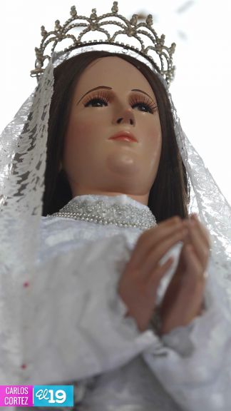 Devotos celebran aniversario de aparición de Virgen de Cuapa