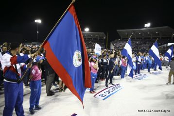 Acto de inauguración de los XI Juegos Centroamericanos