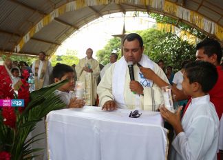Devotos celebran aniversario de aparición de Virgen de Cuapa