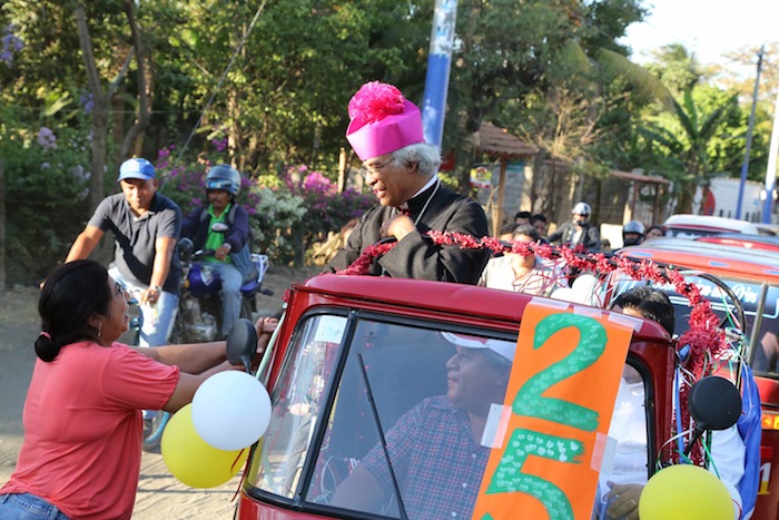 Ticuantepe honra a Monseñor Leopoldo Brenes, su Hijo Dilecto