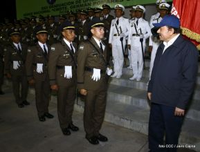 Acto de graduación de cadetes del Centro Superior de Estudios Militares “José Dolores Estrada Vado”