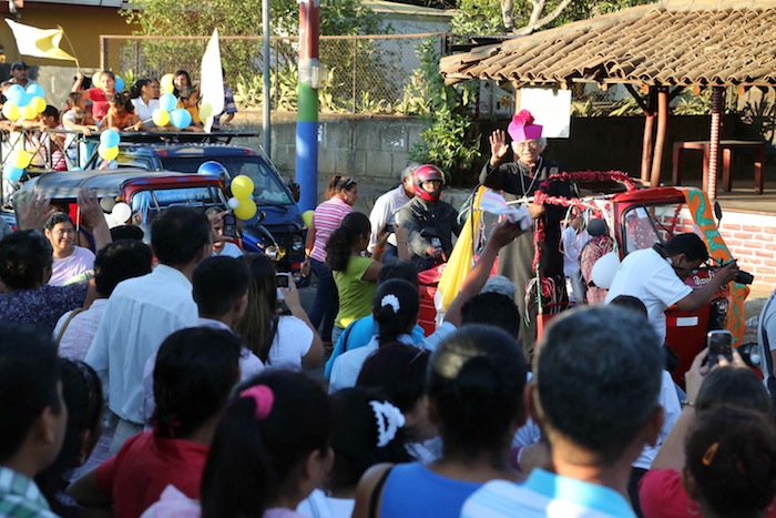 Ticuantepe honra a Monseñor Leopoldo Brenes, su Hijo Dilecto