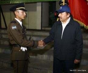 Acto de graduación de cadetes del Centro Superior de Estudios Militares “José Dolores Estrada Vado”