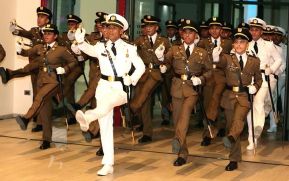 Acto de graduación de cadetes del Centro Superior de Estudios Militares “José Dolores Estrada Vado”
