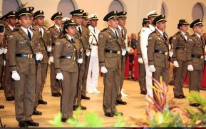 Acto de graduación de cadetes del Centro Superior de Estudios Militares “José Dolores Estrada Vado”