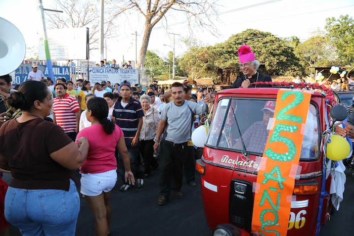 Ticuantepe honra a Monseñor Leopoldo Brenes, su Hijo Dilecto