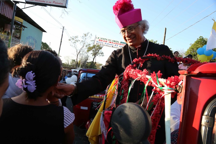 Ticuantepe honra a Monseñor Leopoldo Brenes, su Hijo Dilecto