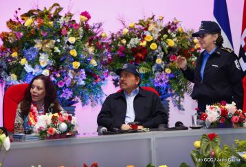 Acto de la Vigésima Promoción de Damas y Caballeros Cadetes de la Academia de Policía "Walter Mendoza Martínez"