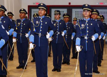 Acto de la Vigésima Promoción de Damas y Caballeros Cadetes de la Academia de Policía "Walter Mendoza Martínez"