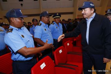 Acto de la Vigésima Promoción de Damas y Caballeros Cadetes de la Academia de Policía "Walter Mendoza Martínez"