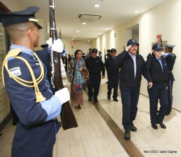Acto de la Vigésima Promoción de Damas y Caballeros Cadetes de la Academia de Policía "Walter Mendoza Martínez"