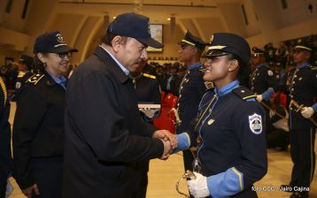 Acto de la Vigésima Promoción de Damas y Caballeros Cadetes de la Academia de Policía "Walter Mendoza Martínez"