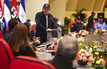 Acto de la Vigésima Promoción de Damas y Caballeros Cadetes de la Academia de Policía "Walter Mendoza Martínez"